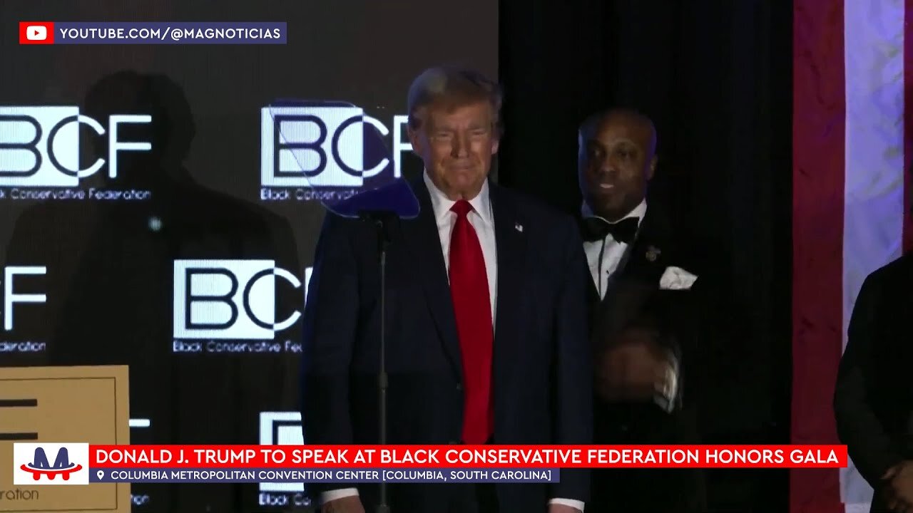 Trump Speaks at Black Conservative Federation Gala in South Carolina