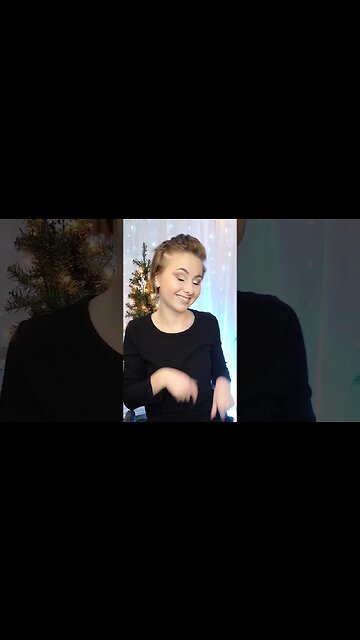 icy white Christmas #shorts #makeup #christmas