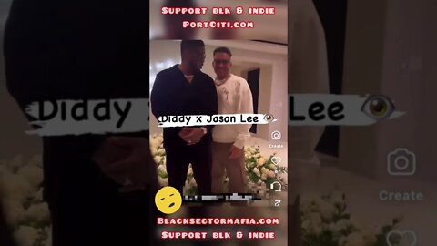 🫤 Diddy & his new “friend” Jason Lee , getting close and comfy 🤐