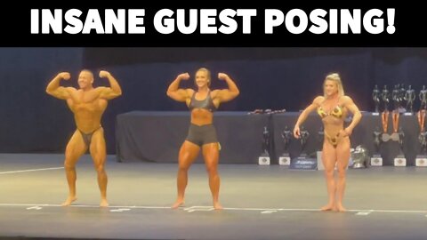 MOST ENTERTAINING BODYBUILDING GUEST POSING EVER! Marc Lobliner, Blakelee Ortega, Felisha Livzae