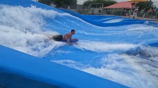 flowrider - Nick - 5 at Soak City, Kings Island