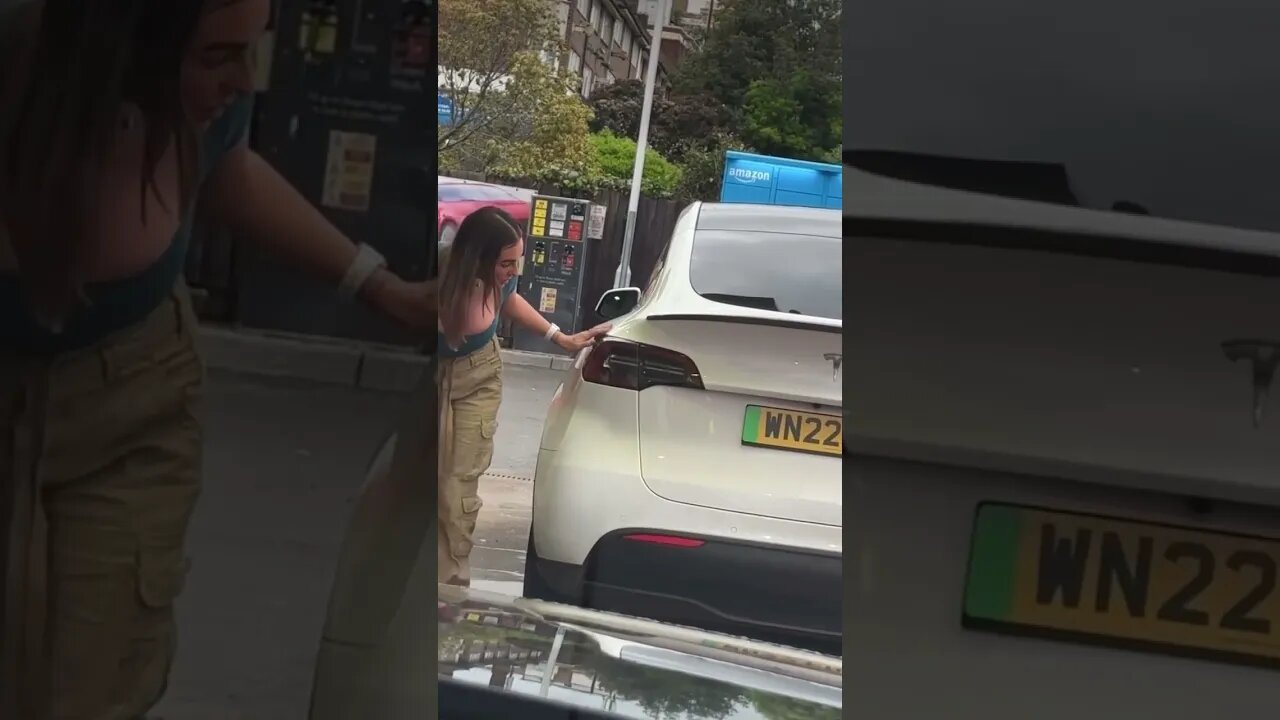 Putting Petrol In a Tesla 🤣