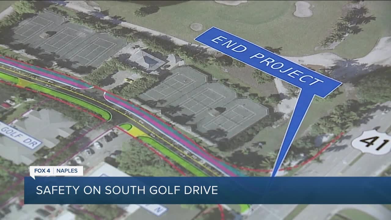 Safety on South Golf Drive Project in Naples