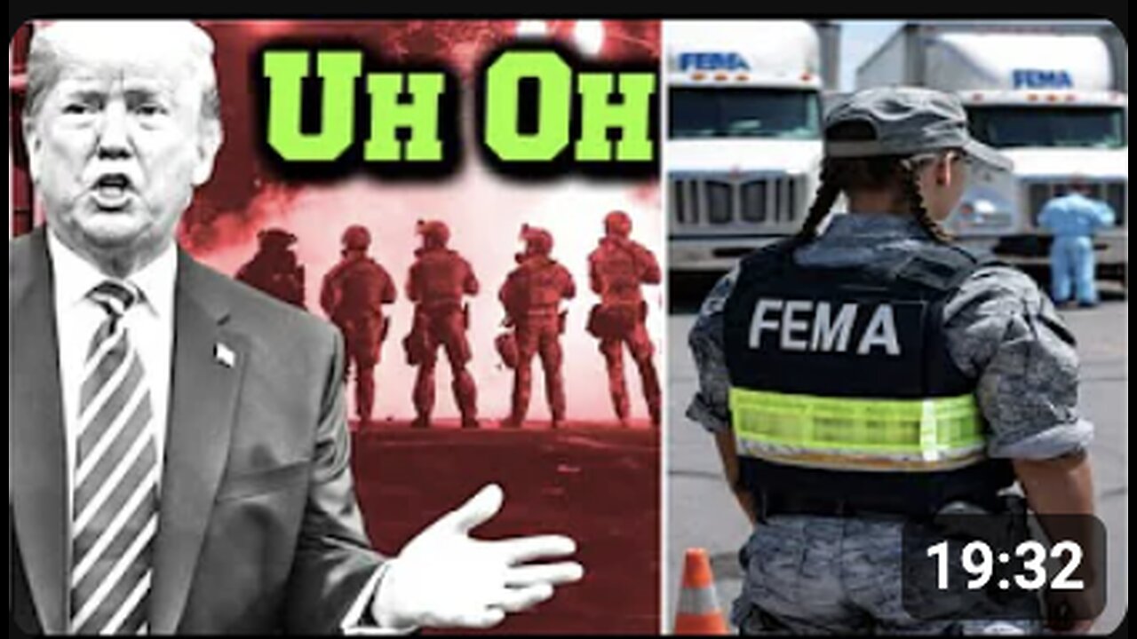 Trump's National Emergency Vs FEMA Takeover Has BEGUN