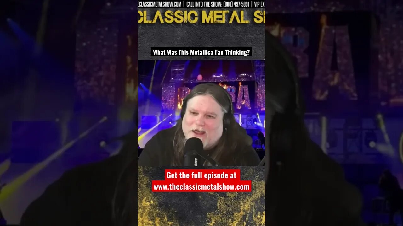 What Was This Metallica Fan Thinking?