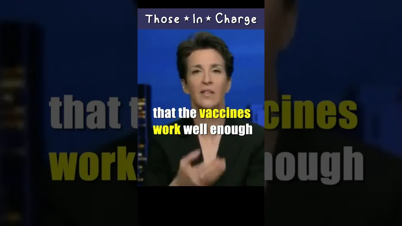 Throwback: Rachel Maddow Follows the Science