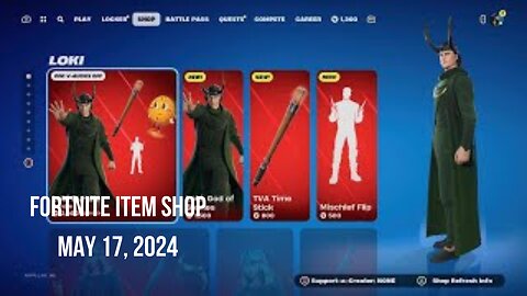 Fortnite Item Shop|May 17, 2024(*New* Marvel Bundles & Jam Tracks)