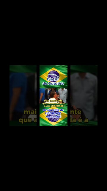 Dê seu feito de LIBERDADE no dia 30 de Outubro!!! #bolsonaropresidente