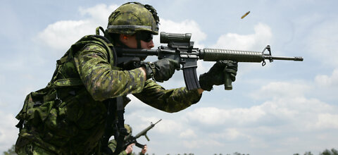 Canadian volunteer first-person combat