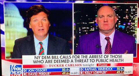 Lalor on Tucker Carlson Tonight Denouncing New York's Gulag Bill