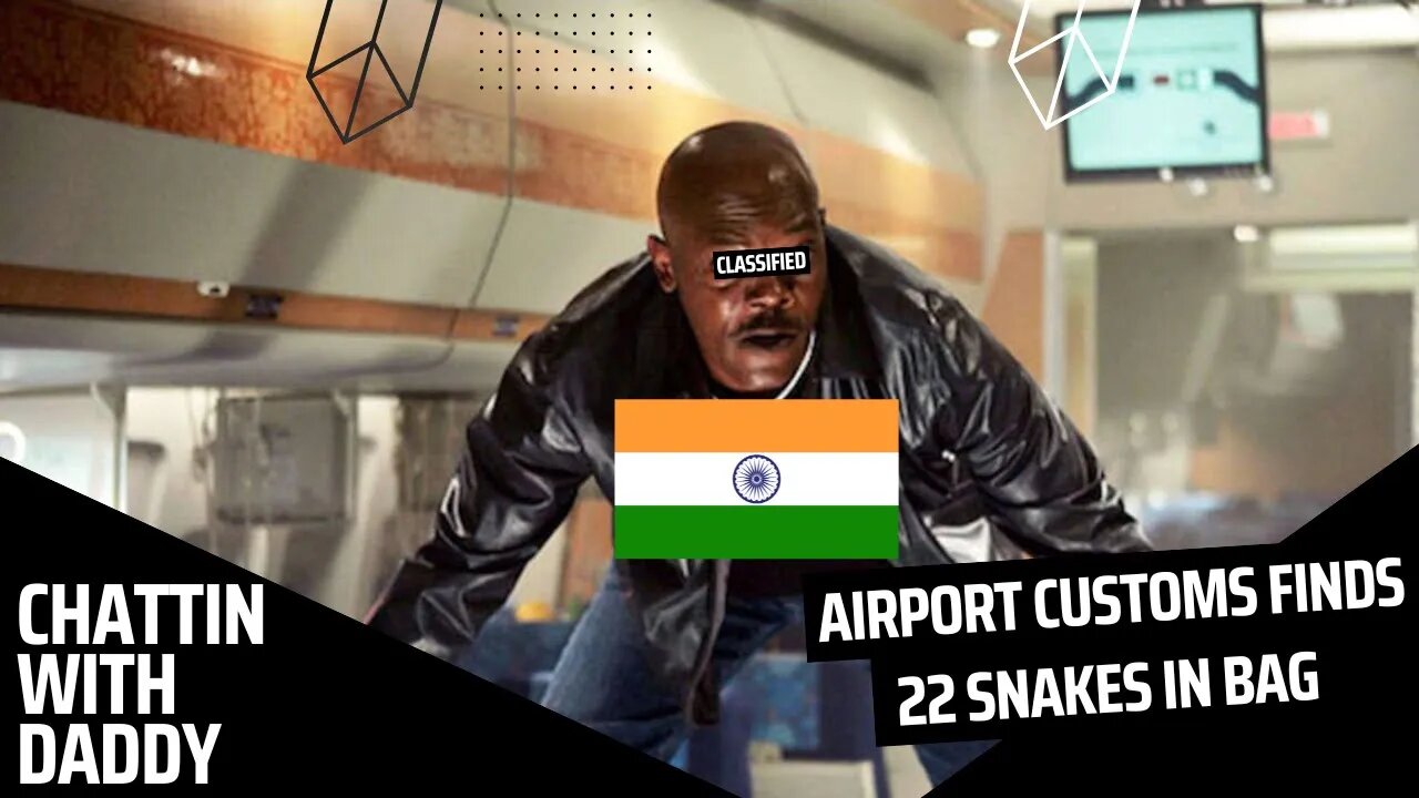 India Airport Staff Finds 22 Snakes Being Smuggled By Woman (Chattin With Daddy)