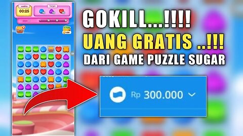 BURUAN !! GAME PENGHASIL SALDO DANA INI BELUM BANYAK YANG TAU | SALDO DANA GRATIS PUZZLE SUGAR