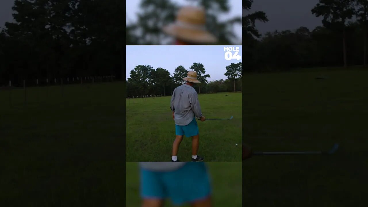 #shorts AMAZING GOLF COMEBACK | CHOCKING AWAY THE LEAD IN REDNECK GOLF | GARDEN GOLF | REDNECK GOLF