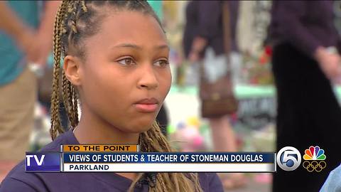 To The Point 2/20/18 Part 2: Marjory Stoneman Douglas High School students dedicate themselves to change