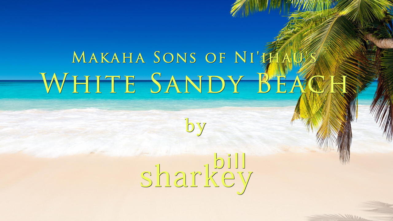 White Sandy Beach - Makaha Sons of Ni'ihau (cover-live by Bill Sharkey)