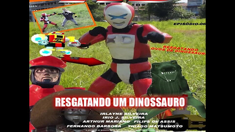 Super-herói Robô de Resgate XD - Resgatando Ovos de Dinossauro.