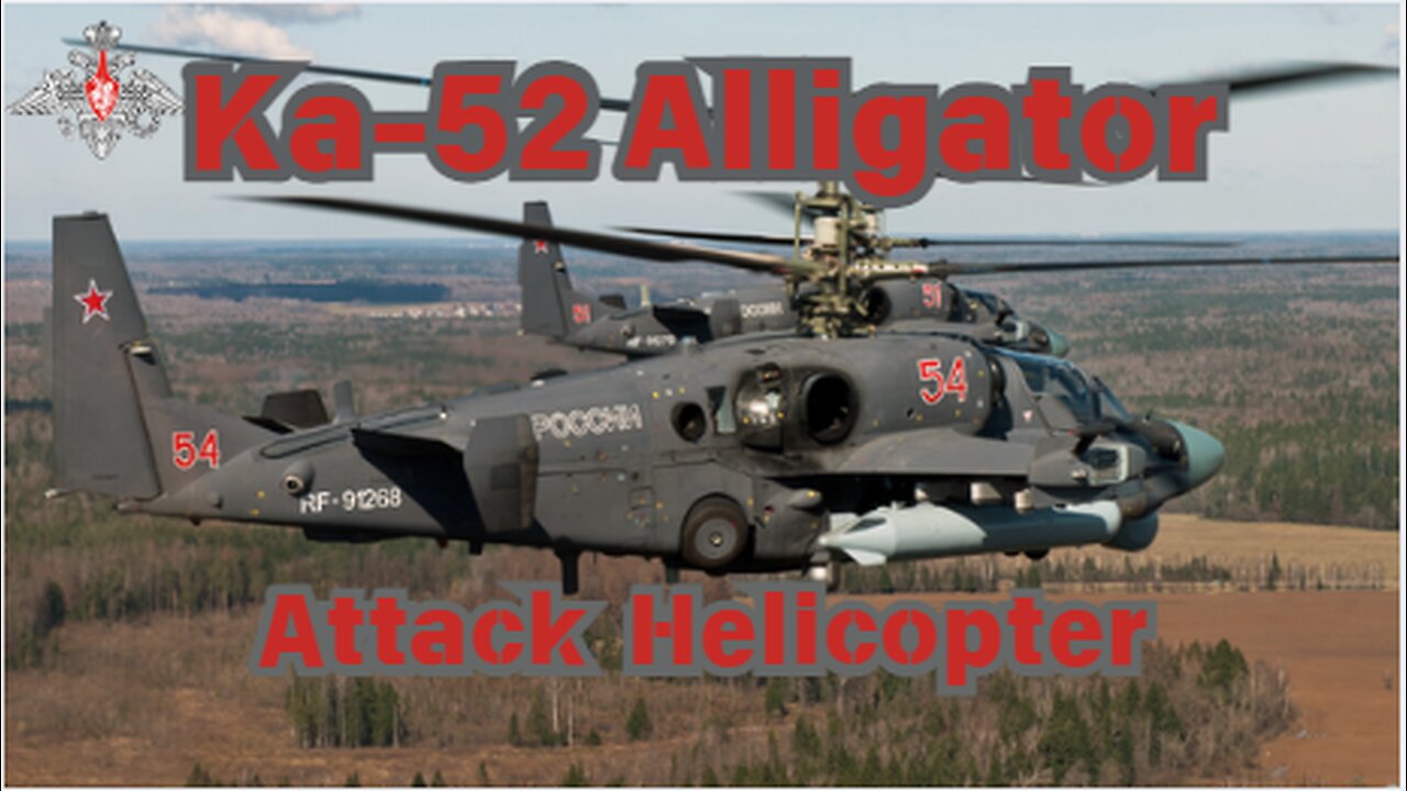 Ka-52 Alligator Attack Helicopter