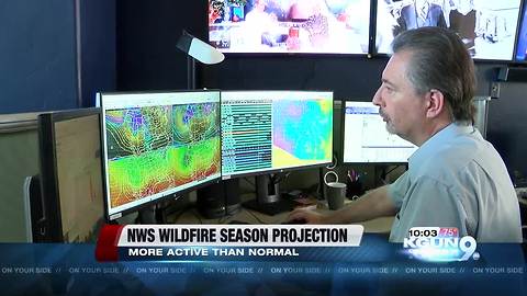 NWS projects more active than normal fire season