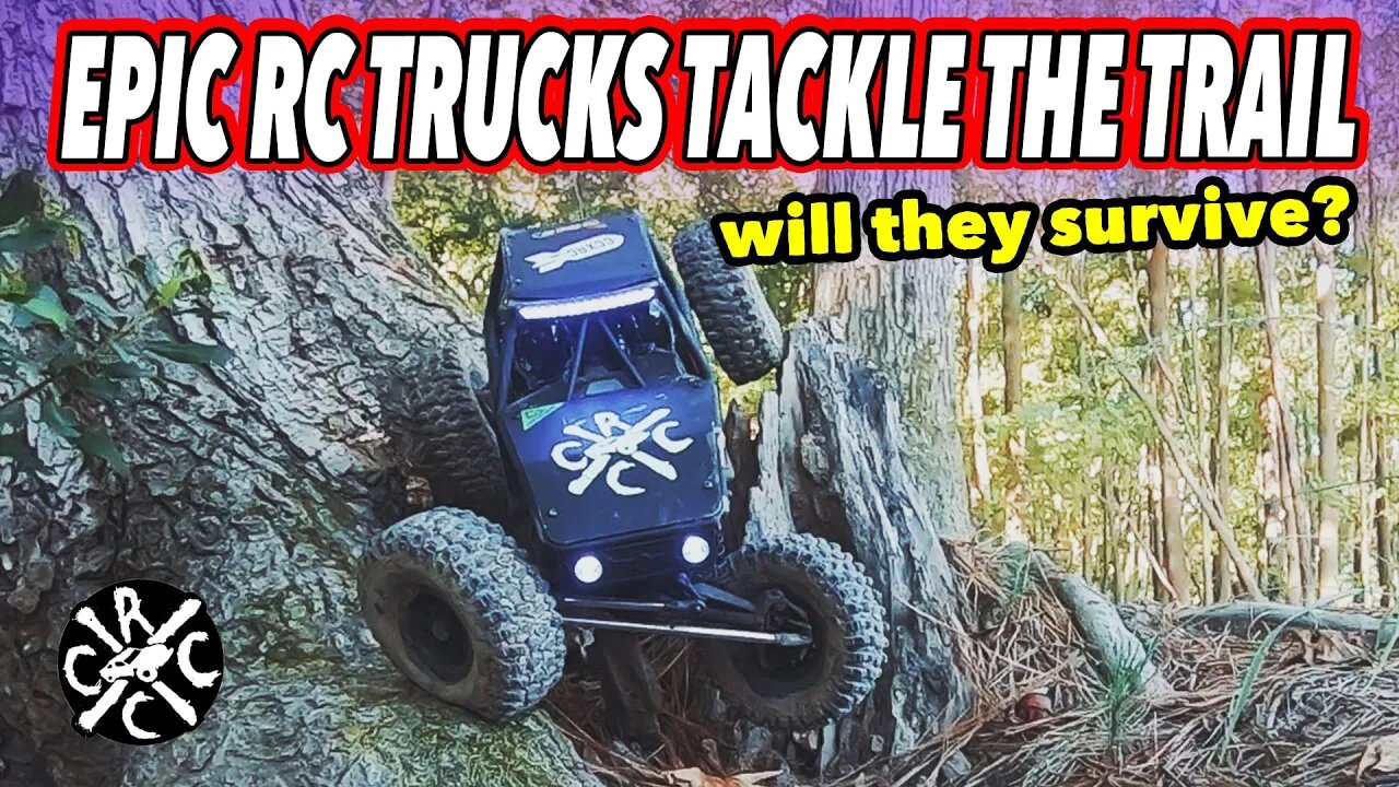 Epic RC Trucks Tackle The Trail. Do They Survive?