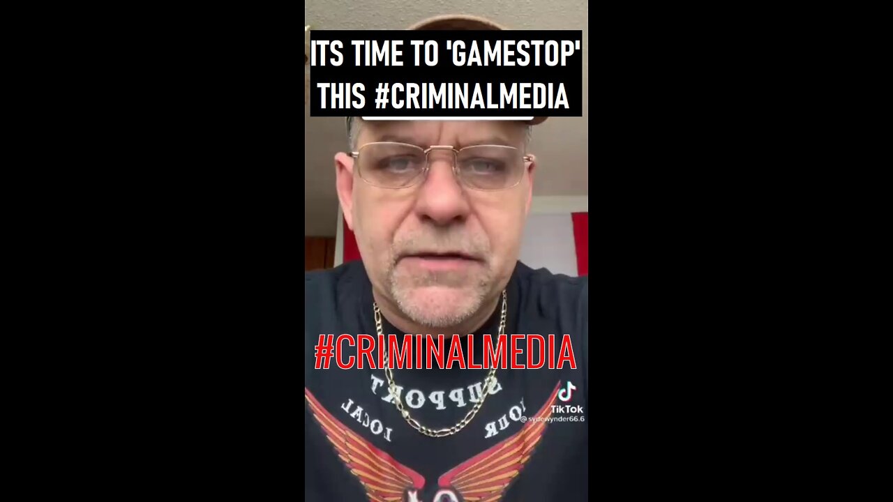 #CRIMINALMEDIA - UNEMPLOYED TRUCKER CALLS OUT CRIMINAL CBC/CTV/GLOBAL- 'GAMESTOP' GAMEPLAN!!