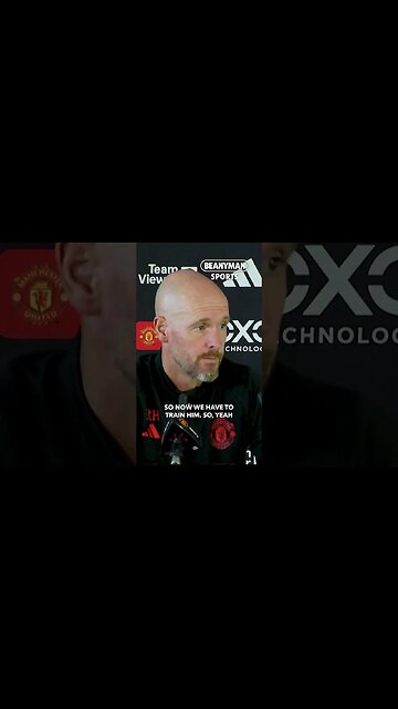 'He had a small issue, he’s not at the levels of where our players are at the moment' | Erik ten Hag