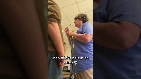 Man Thinks he’s in an anime 💀
