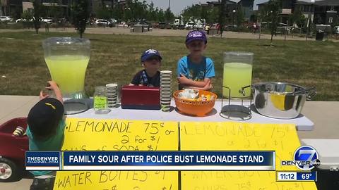 Stapleton neighbor calls police on boys' Memorial Day lemonade stand