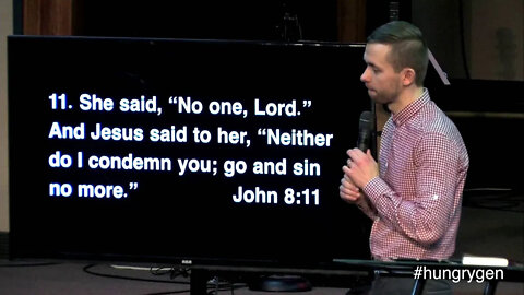 JESUS gives mercy to the accuced