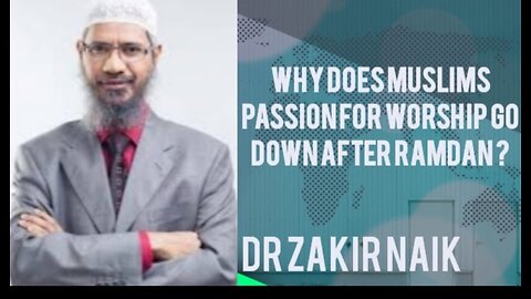 Why does Muslims passion for worship Go down after ramdan ?