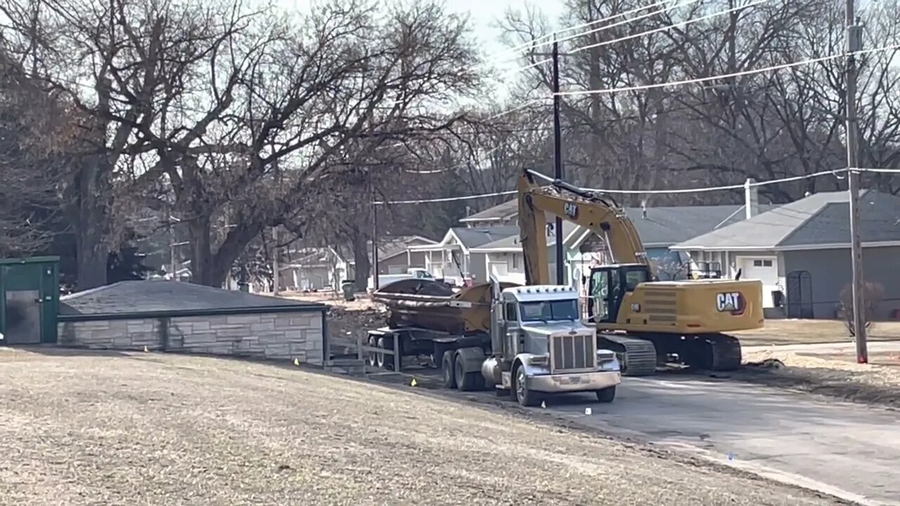 Demo Work on the Street in Front of my House Continues… Road Construction Project