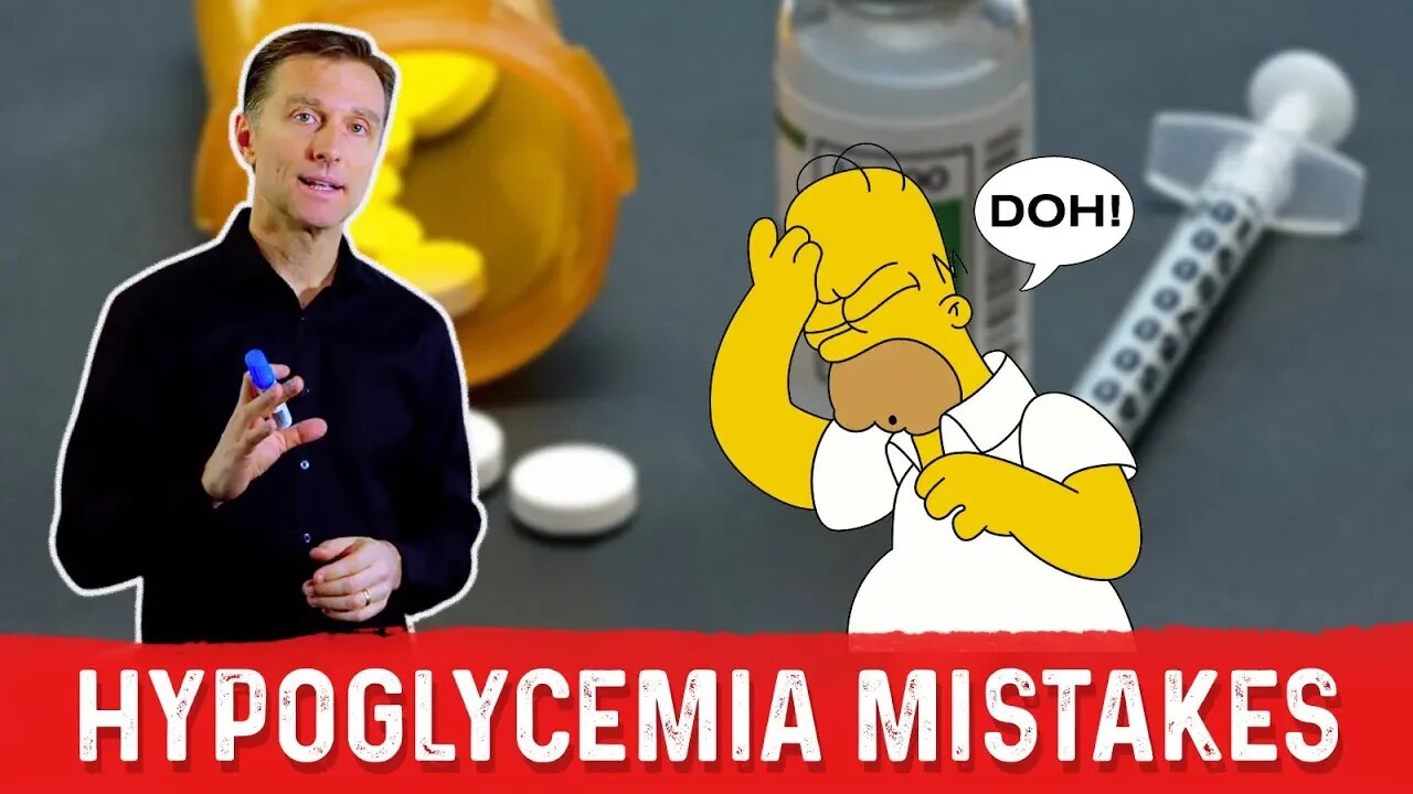 Hypoglycemia (Low Blood Sugar) – Don’t Make This Common Mistake – Dr.Berg