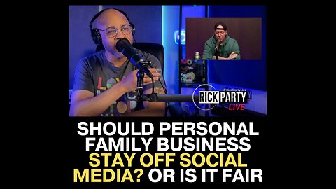 Should personal family business stay off social media?