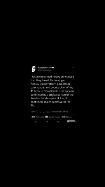 Russian General killed! (image only)