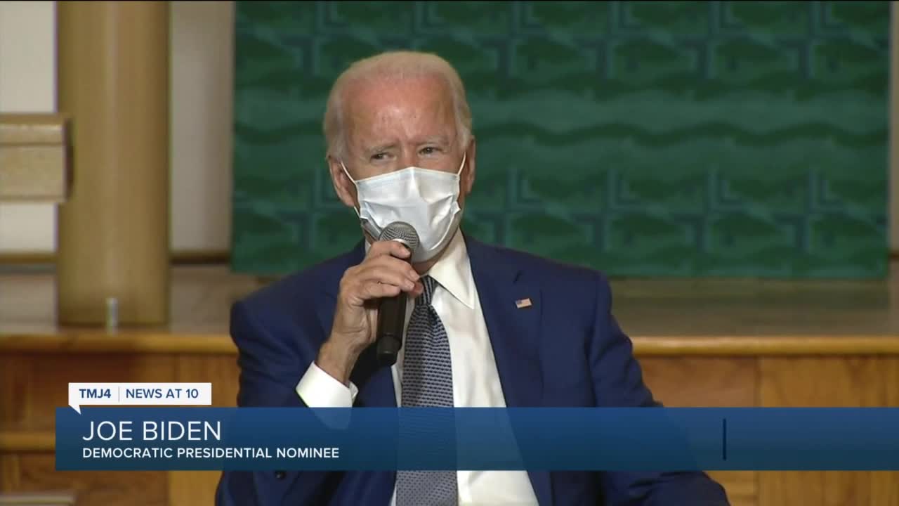 Joe Biden stresses unity in visit to Kenosha, talks to Jacob Blake and his family