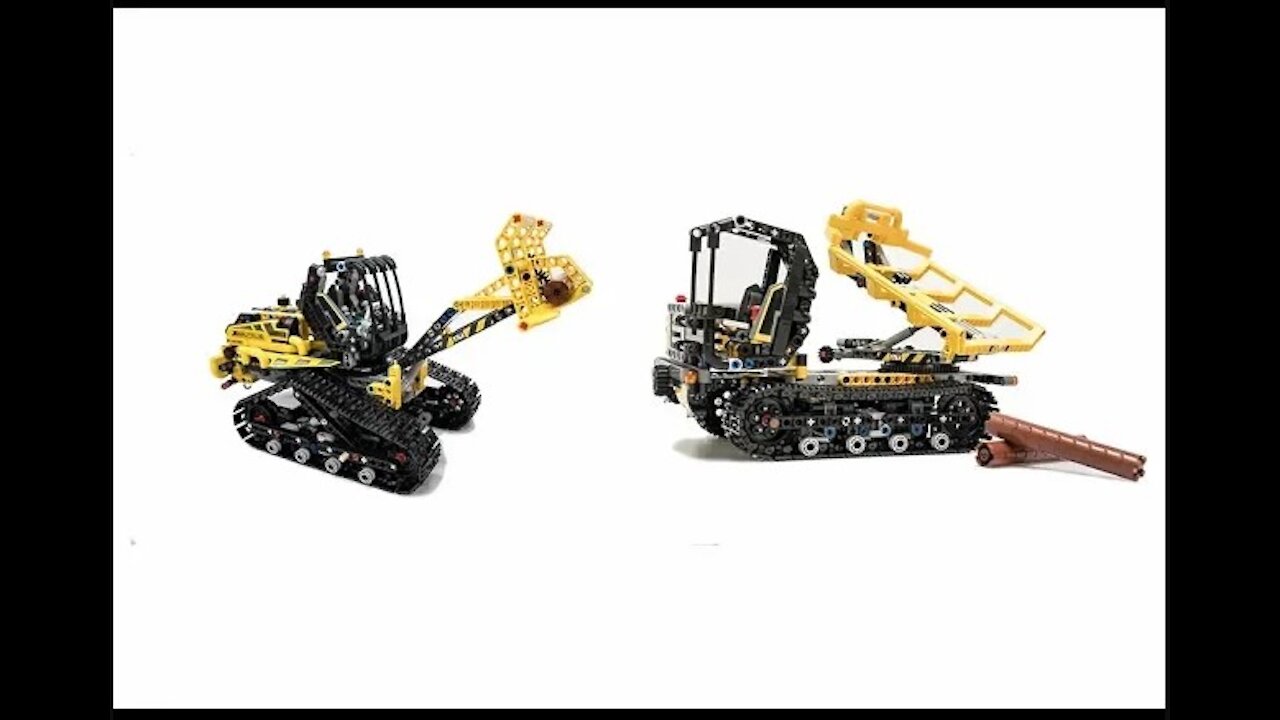 Rebuild Lego technic 42094 A Tracked Loader to 42094 B Tracked Dumper