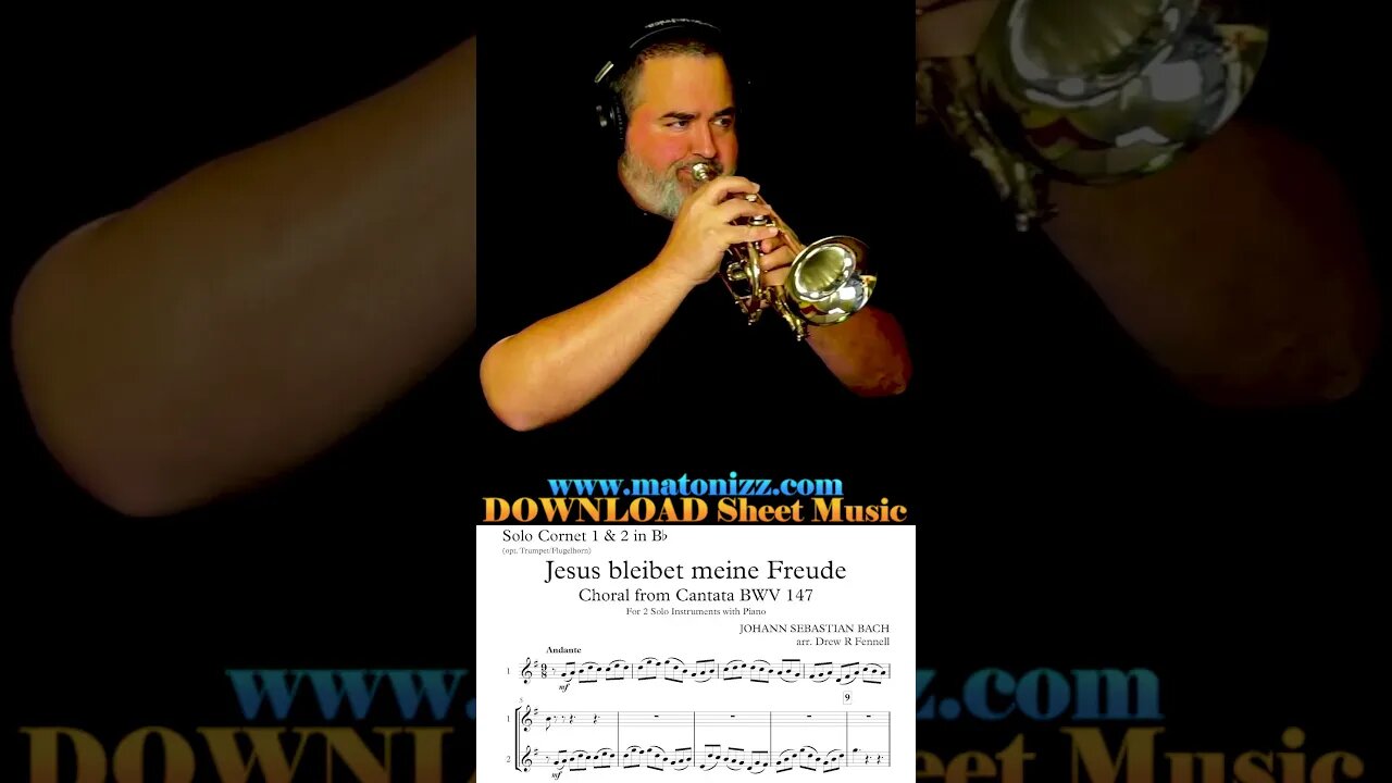 𝄞Cornet or 𝄢Euphonium??? #bach #jesujoyofmansdesiring #cornet #euphonium #trumpet #comparison