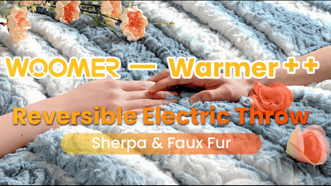 WOOMER Electric Heated Blanket