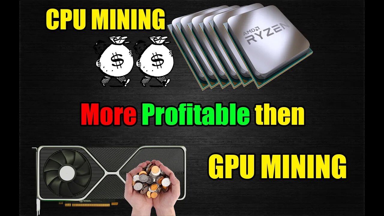 CPU MINING Blows past GPU MINING in Daily Profits !!!!