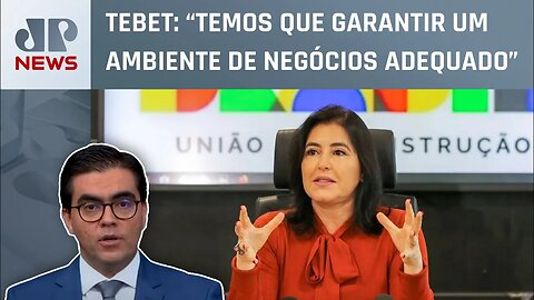 Simone Tebet: “Reforma tributária é a única ‘bala de prata’ que o país tem”; Vilela analisa