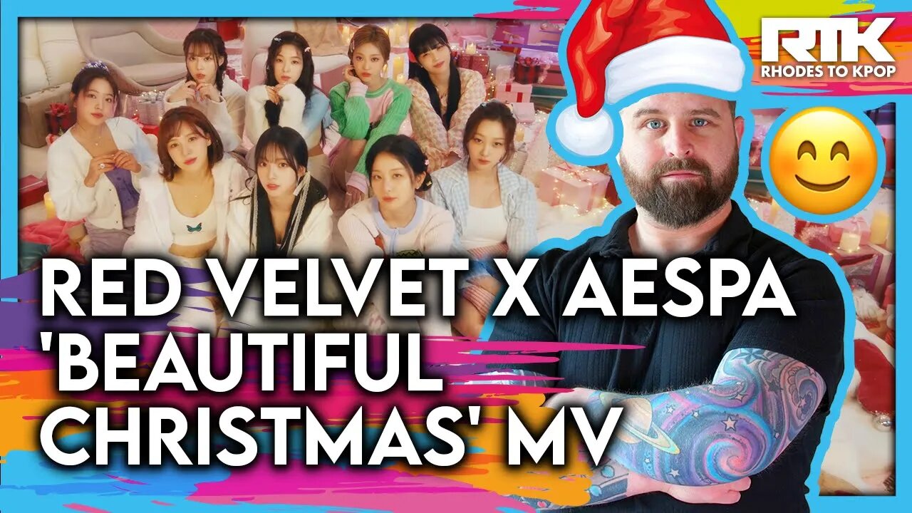 RED VELVET (레드벨벳) X AESPA (에스파) - 'Beautiful Christmas' MV (Reaction)
