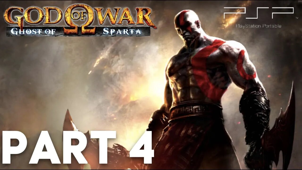 God of War: Ghost of Sparta Walkthrough Gameplay Part 4 | PSP, PSTV (No Commentary Gaming)