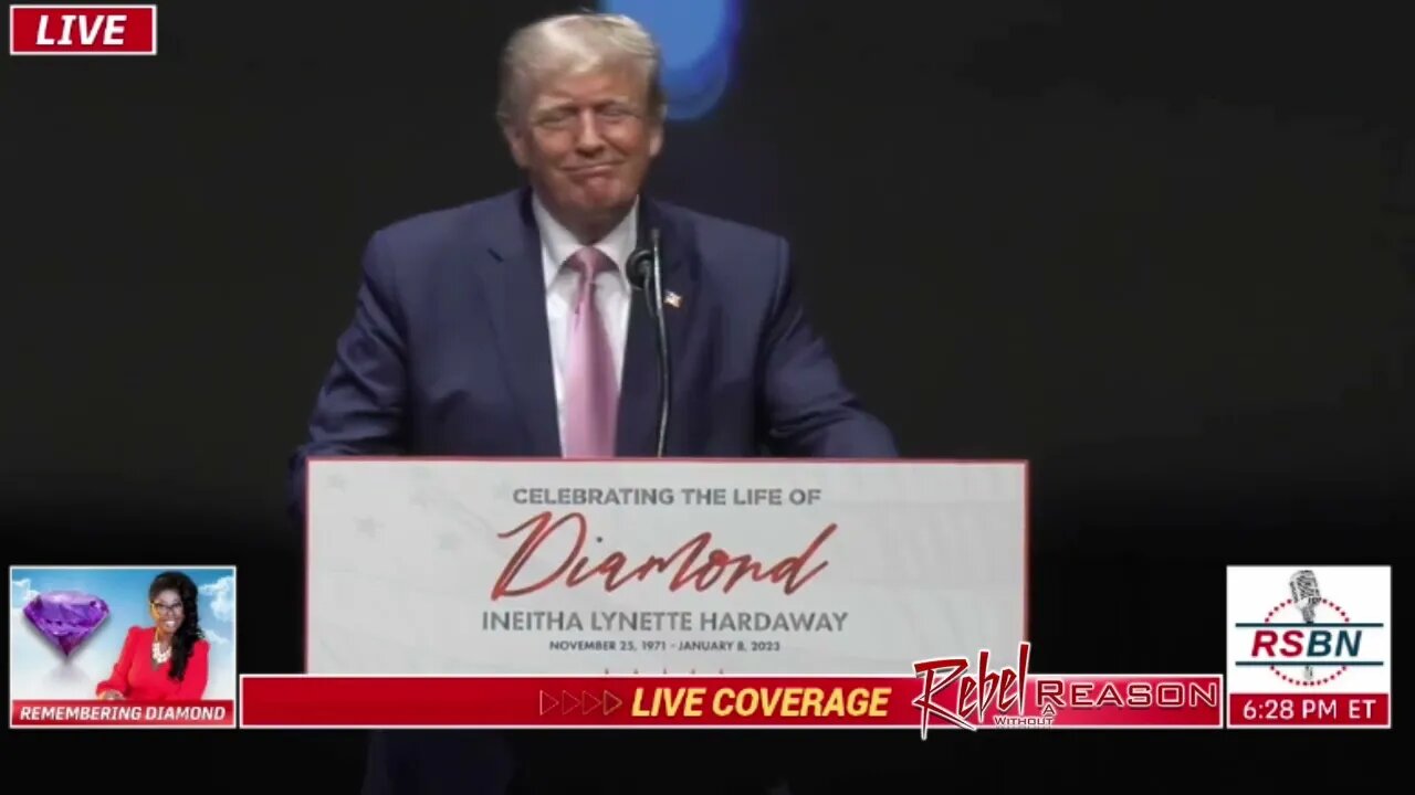 Trump Gets Big welcome at Diamonds Service