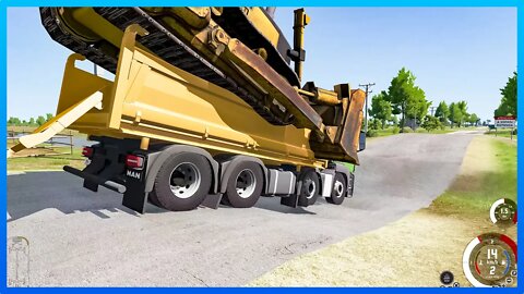 TruckFails | Trucks vs Deep Water #163 | BeamNG.Drive |TrucksFails