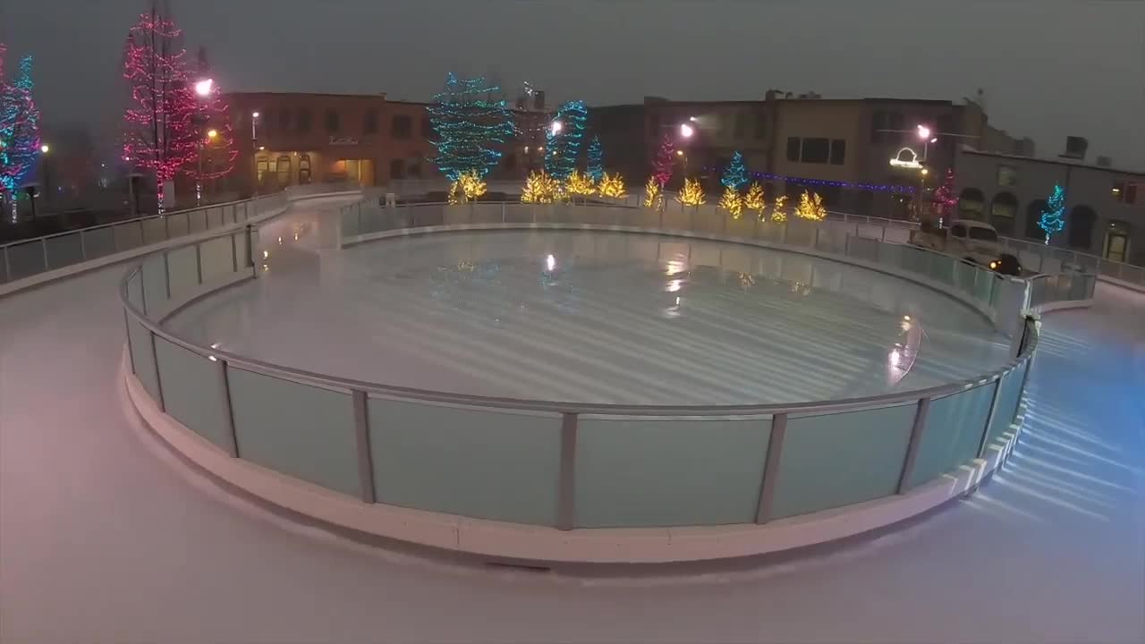 Children get free ice skating lessons at Indian Creek Plaza in Caldwell