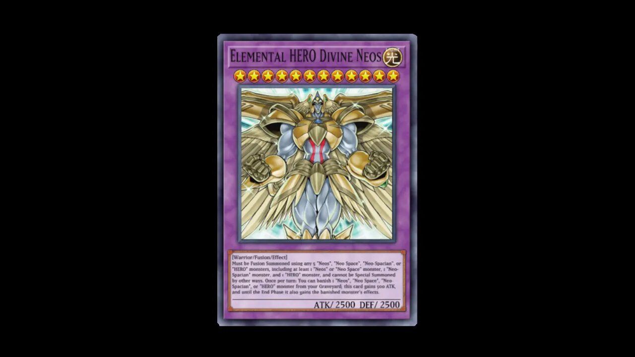 Yu Gi Oh! Elemental HERO Divine NEOS