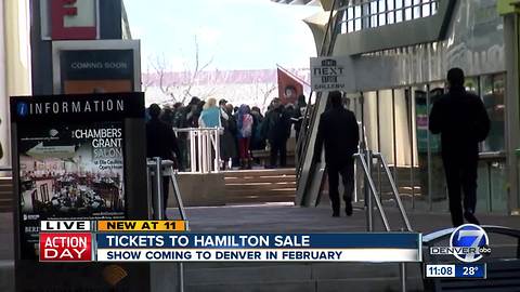'Hamilton' tickets go on sale in Denver