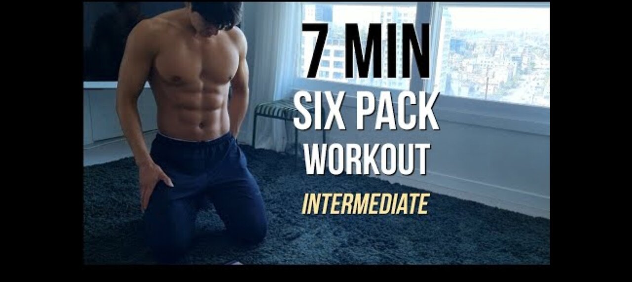 7 MIN SIXPACK ABS WORKOUT AT HOME (No Equipment | 6 PACK ABS)