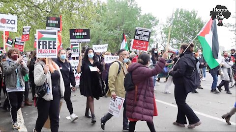 Anti Israel demonstration in London on Saturday 15.5.21