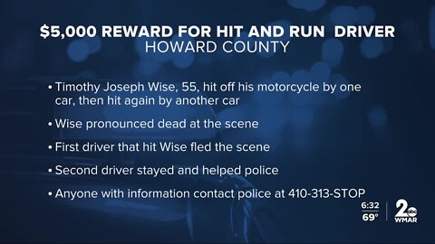 $5,000 REWARD: Columbia motor-bike rider killed in hit-and-run