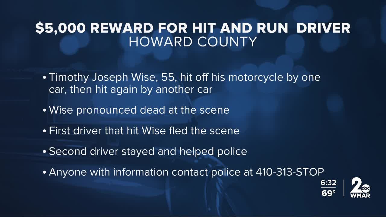 $5,000 REWARD: Columbia motor-bike rider killed in hit-and-run